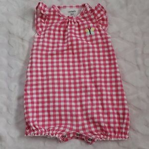 Checkered Romper